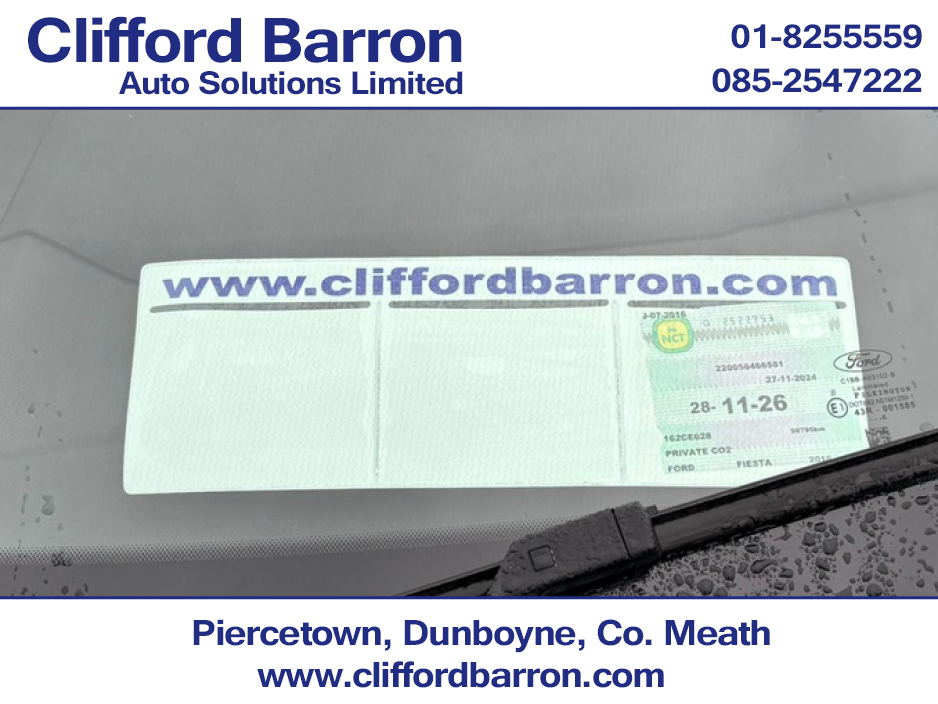 2016 Ford Fiesta TITANIUM 1.25 60PS M5 5 €12,250