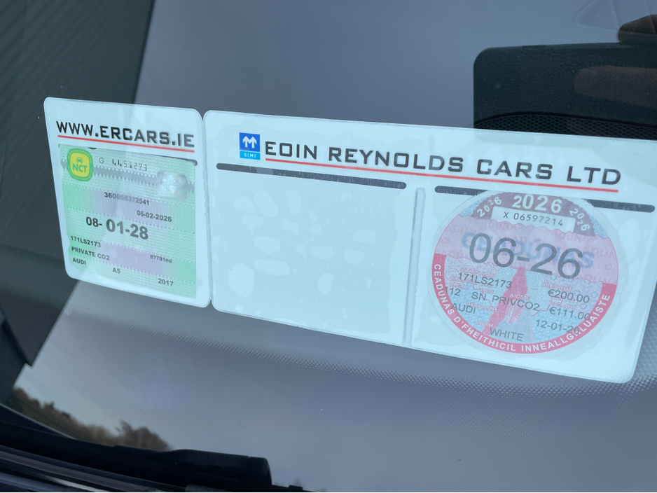 2017 Audi A5 2.0 TDI SPORT 190PS 5DR AUTO €23,995