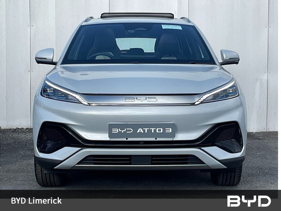 2026 BYD ATTO 3 "261 Delivery" BYD Atto 3, Design (60kWh) with Finance Available Adaptive & Intelligent Cruise Control 15.6" Electric Rotary Touchscreen - Panoramic Sunroof - Heated Front Seats - 18 Alloy Wheels €44,454