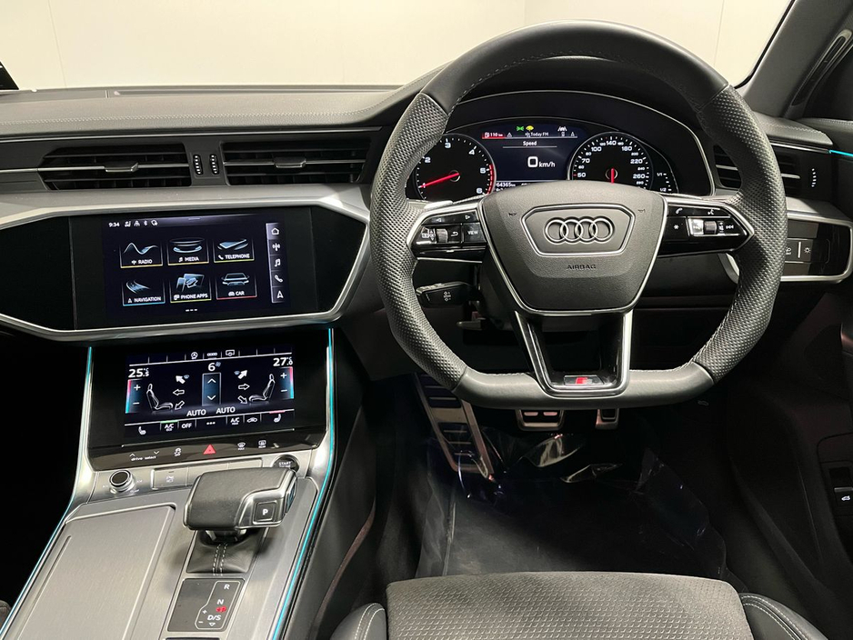 2021 Audi A6 S-Line 40TDI 204BHP - Reversing Camera - Ambient Lighting - Sat Nav - Climate Control - Heated Seats - Cruise Control - Apple CarPlay/Android Auto €39,950