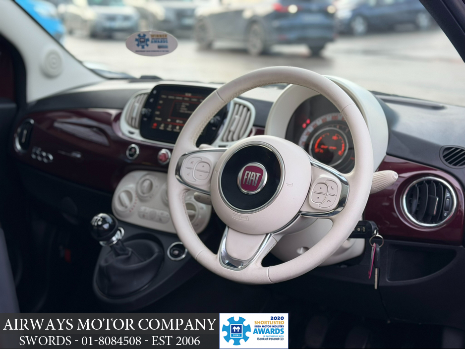 2020 Fiat 500 LOUNGE 1.0 3DR - PANROOF & LOW KMS €14,250