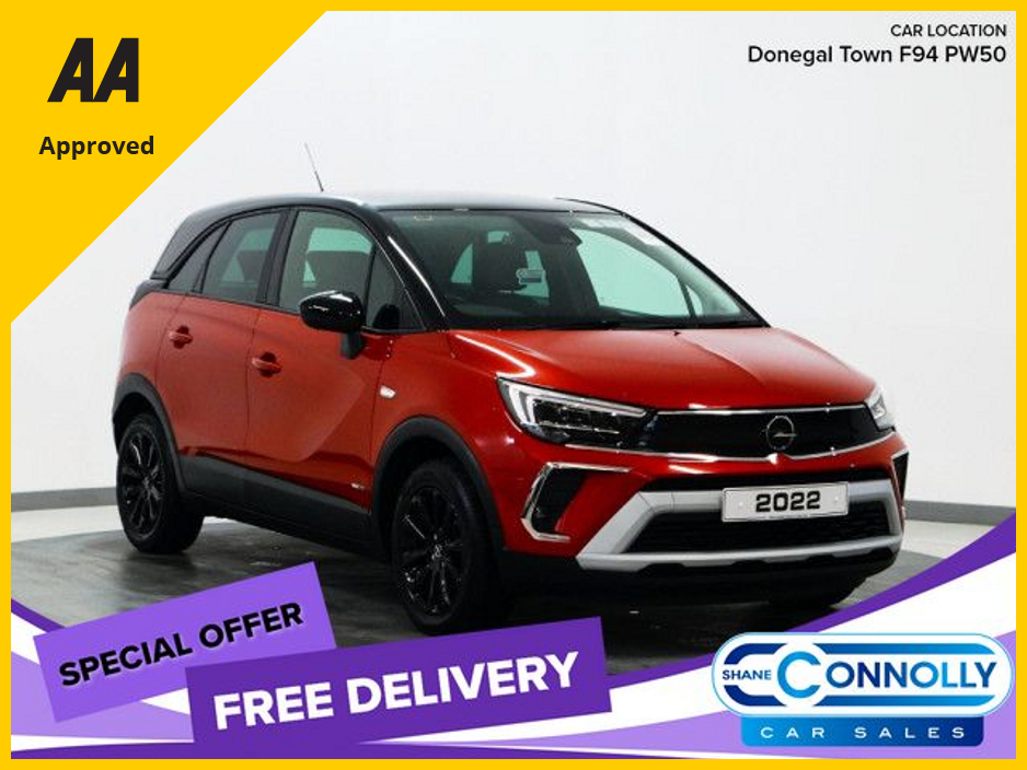 2022 Opel Crossland X *4* SPORT 1.2 83PS-PET-5SP 5DR €15,700