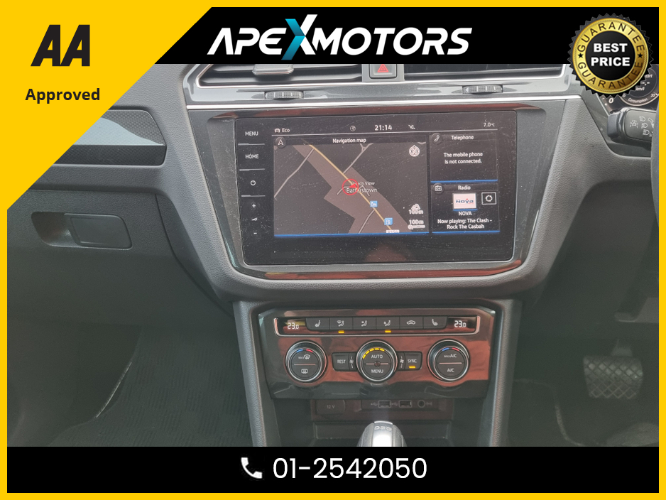 2018 Volkswagen Tiguan FINANCE ARRANGED * HIGH-LINE with LEATHER (TOP-SPEC) * 4X4 4-Motion * 2.0 AUTO DIESEL * AUTOMATIC * NEW NCT JUL-27 * LOW TAX *AA APPROVED  * 101 SAFETY CHECKLIST *12-MONTH ROADSIDE ASSIST  *01-2542050 €29,449