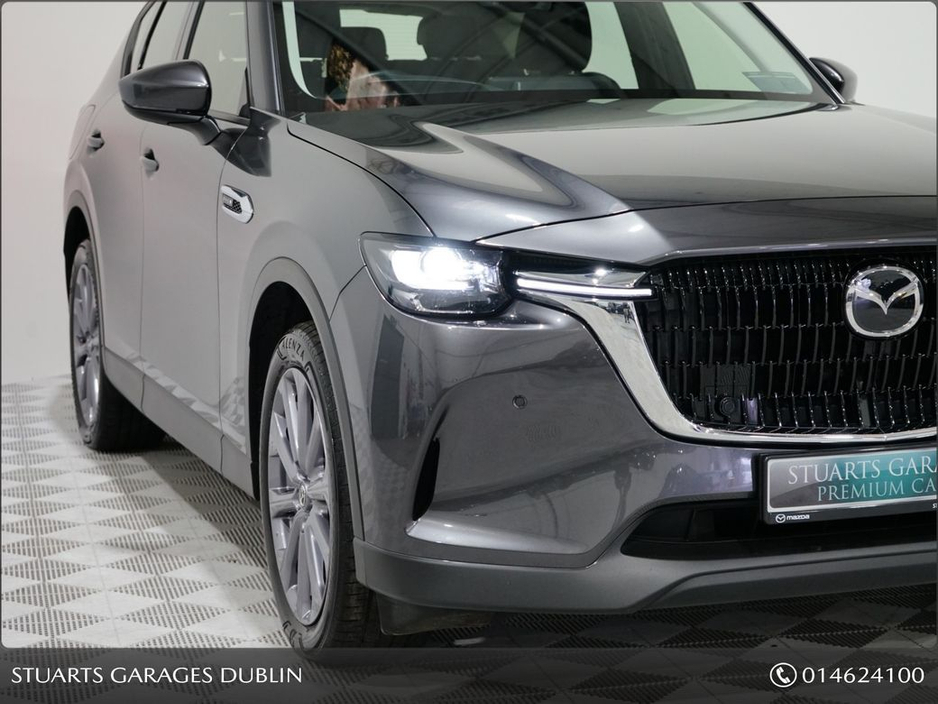 2026 Mazda CX-60 2.5 PHEV 327PS EXCLUSIVE LINE, COMFORT PACK, DEMO SPECIAL, SAVE €6, 155 OFF NEW PRICE*MACHINE GREY WITH BLACK LEATHER, ADAPTIVE LED HEADLIGHTS, UPGRAD €56,945
