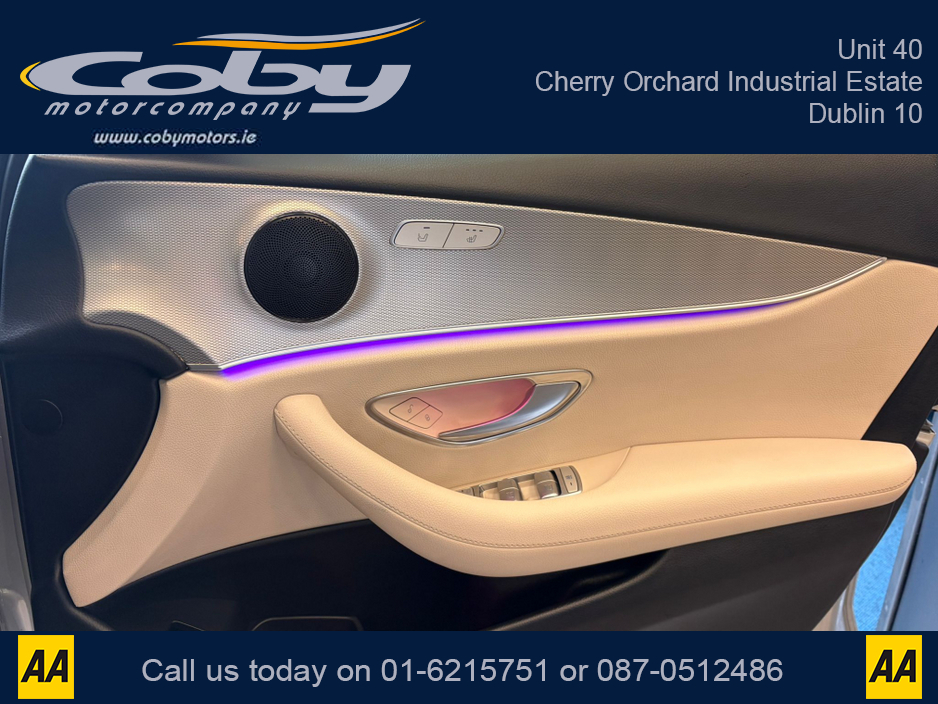 2018 Mercedes-Benz E Class E220 BLUETEC AMG LINE 5DR AUTO.  New NCT, Cruise Control, Full Leather, Alloy Wheels, 2 Keys, Dual Climate Control, Sat Nav, BT, Full Electrics, Parking Sensors, Heated Seats, MFSW, Handsfree, & mor €26,950