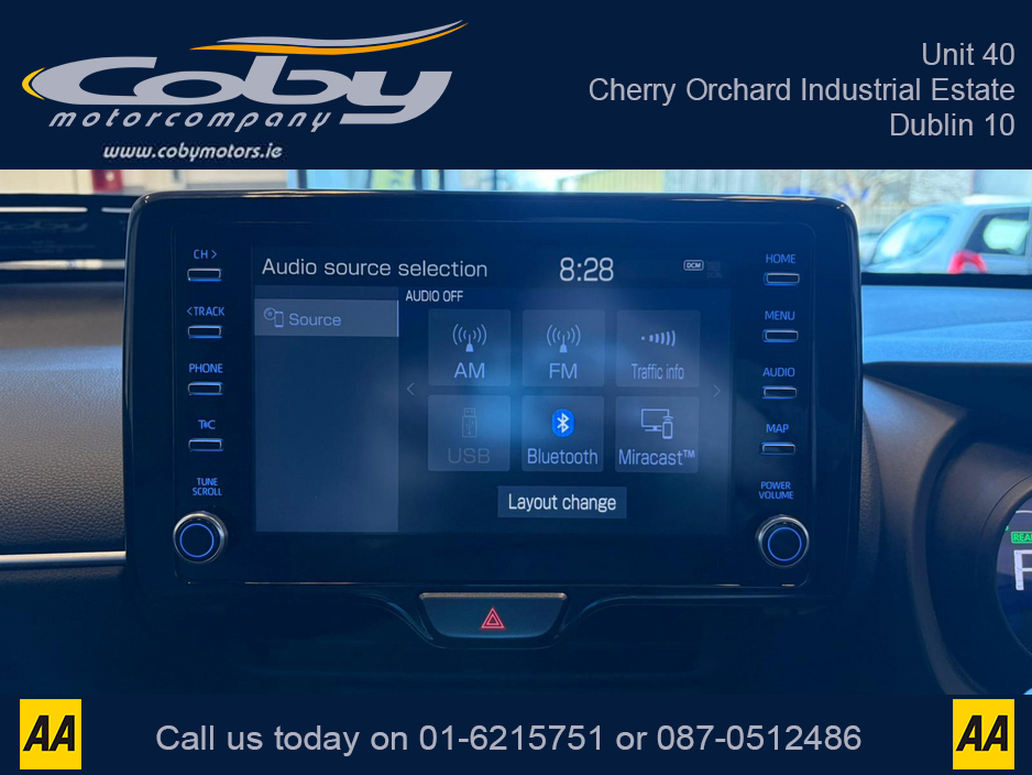 2020 Toyota Yaris Cross 1.5 Hybrid5DR Auto. 1 Owner Only 57km, New NCT, Alloy Wheels, MFSW, Sat Nav, Reverse Camera, Full Electrics, Cruise Control, Climate Control, Mirror Link, BT, and more. €23,950