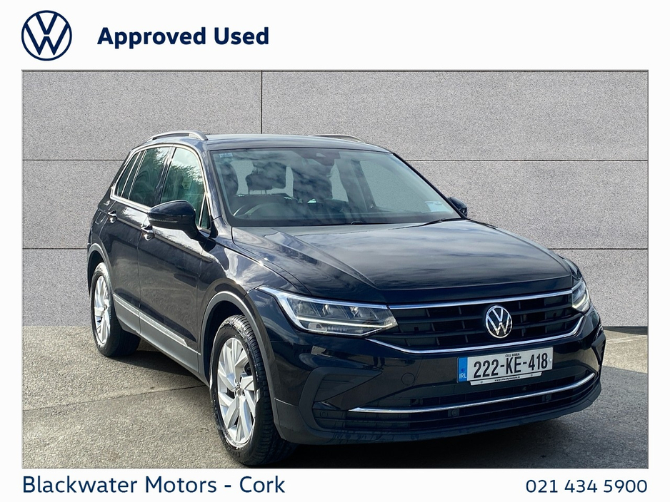 2022 Volkswagen Tiguan 2.0TDI 150BHP AUTOMATIC LIFE €31,995