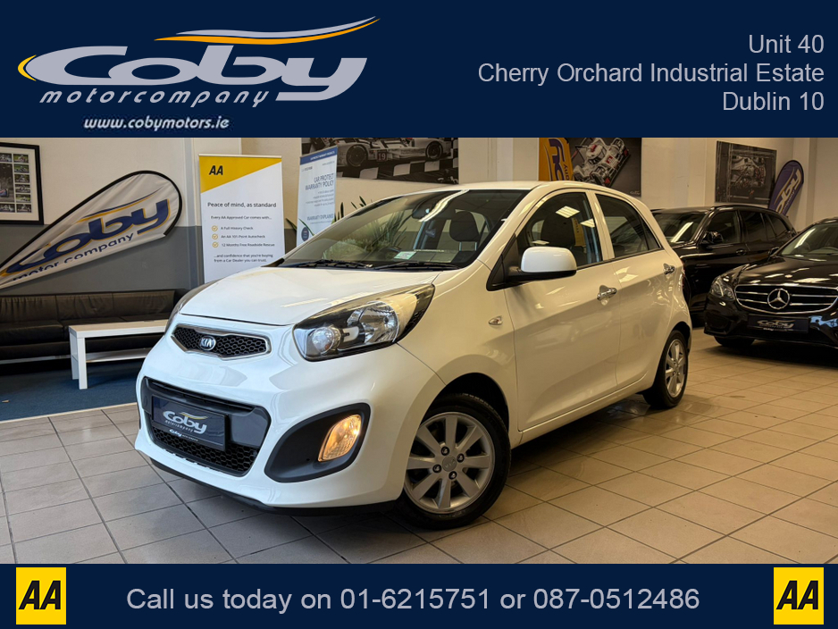 2014 Kia Picanto 1.0 MANUAL 5DR. Comes with New NCT before collection, Irish Owned Car, CD Player, 2 Keys, Air Conditioning, Irish Radio, Service History, Alloy Wheels, and more. €5,950