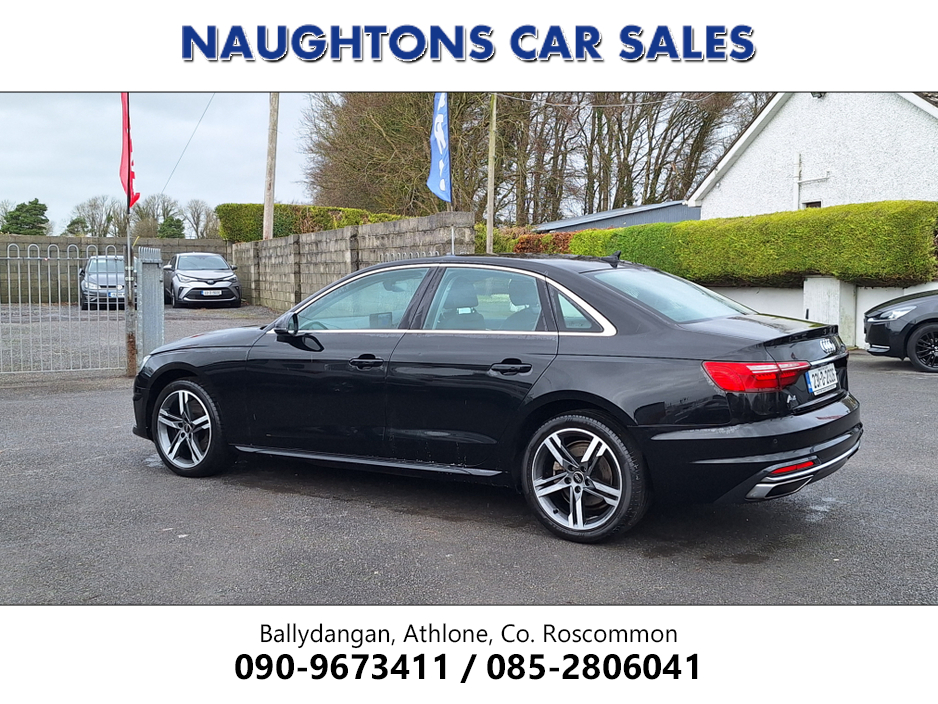 2023 Audi A4 30 2.0 TDI 136BHP S-TRONIC SE AUTO *High Spec/Full Black Leather/Heated Seats/Camera & Sensors €36,950