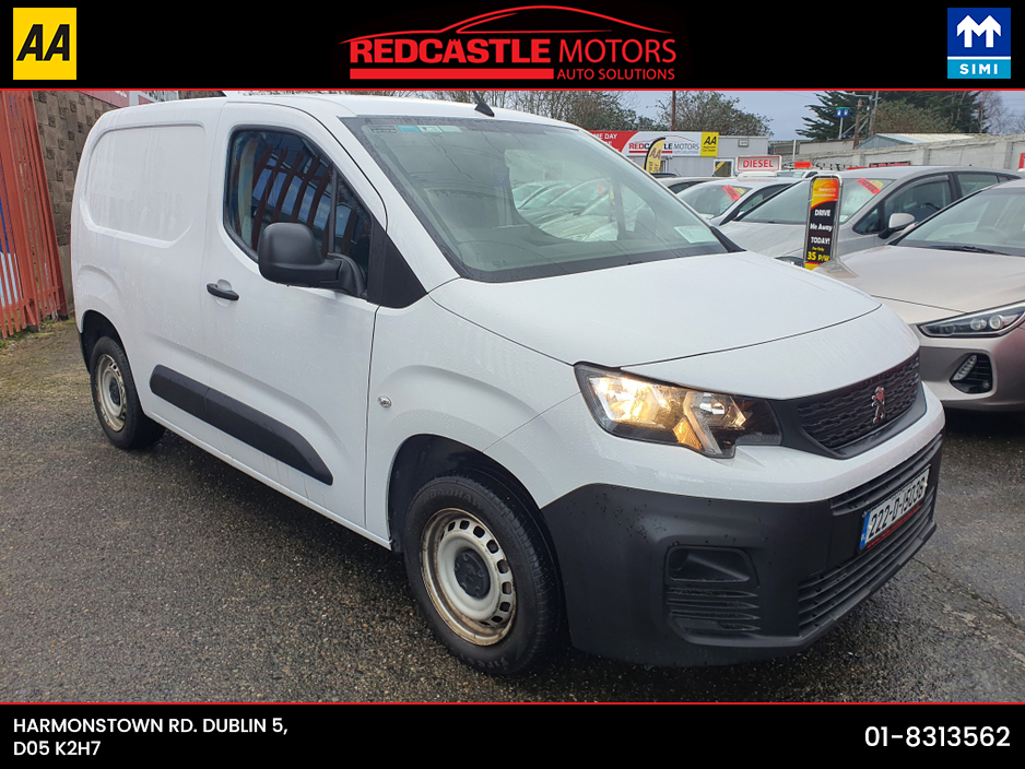 2022 Peugeot Partner ACTIVE 1.5 BLUE HDI 10 100 6.3 2DR €12,950
