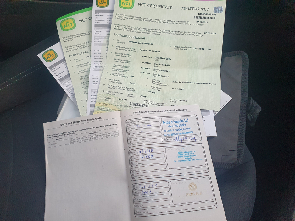 2016 Ford Fiesta ZETEC 1.0 65PS, 61,000KM !!! , Full Service History €9,995