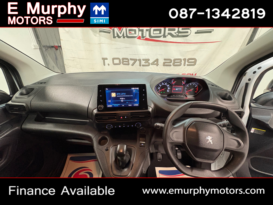 2022 Peugeot Partner 1.5 HDI PROFFESIONAL PLUS LOW MILEAGE €65 PER WEEK €12,154