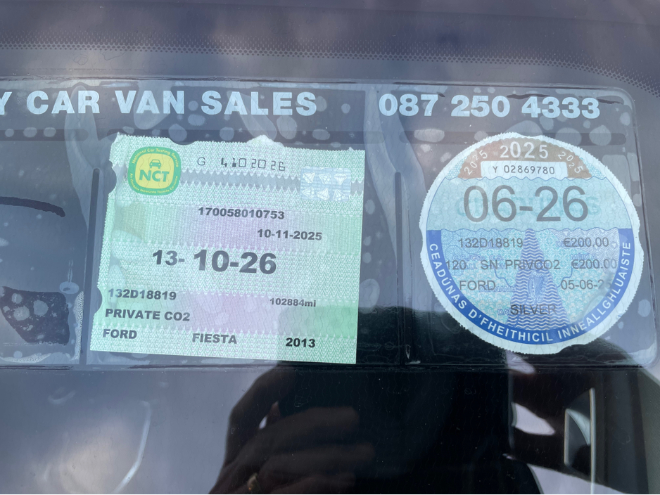 2013 Ford Fiesta 1.25 ZETEC 82PS 5DR ARGENTO €5,950