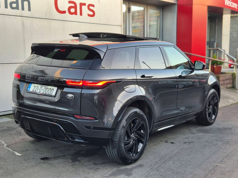 2022 Land Rover Range Rover Evoque R-Dynamic S P300e 1.5 Petrol Plug-In Hybrid Auto, Opening Panoramic Sunroof, Black Leather Seats - First Registered November 2022 - Trade in Price €37 €36,999