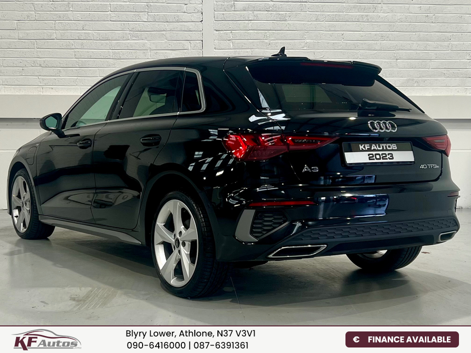 2023 Audi A3 Sportback S Line 40 TFSI-E PHEV 5dr 201bhp S-Tronic Auto - 231 Reg €31,995