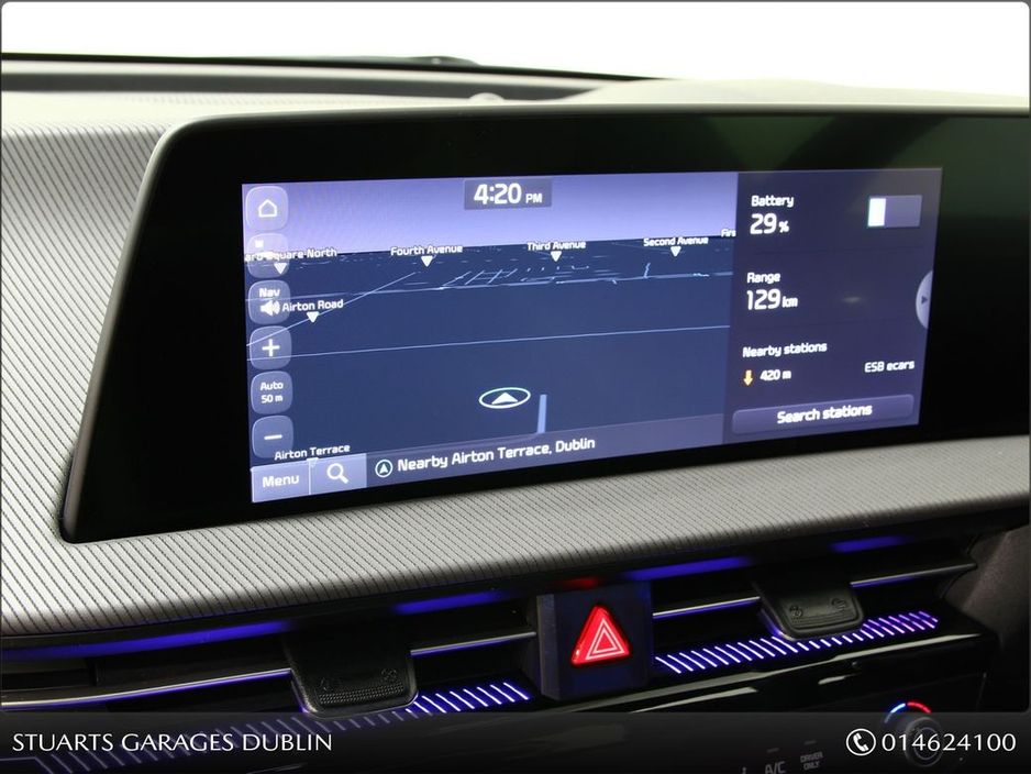 2022 Kia EV6 EV6 GT LINE: YACHT BLUE METALLIC, BLACK AND IVORY ALCANTARA INTERIOR, SUNROOF, 360 CAMERAS, WIRELESS CHARGING, HEADS UP DISPLAY €31,945