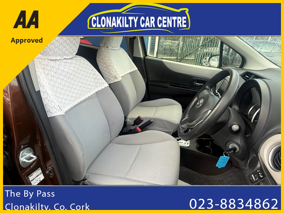 2013 Toyota Vitz Genuine Low Mileage Toyota Vitz Automatic 1.3 Petrol €9,950