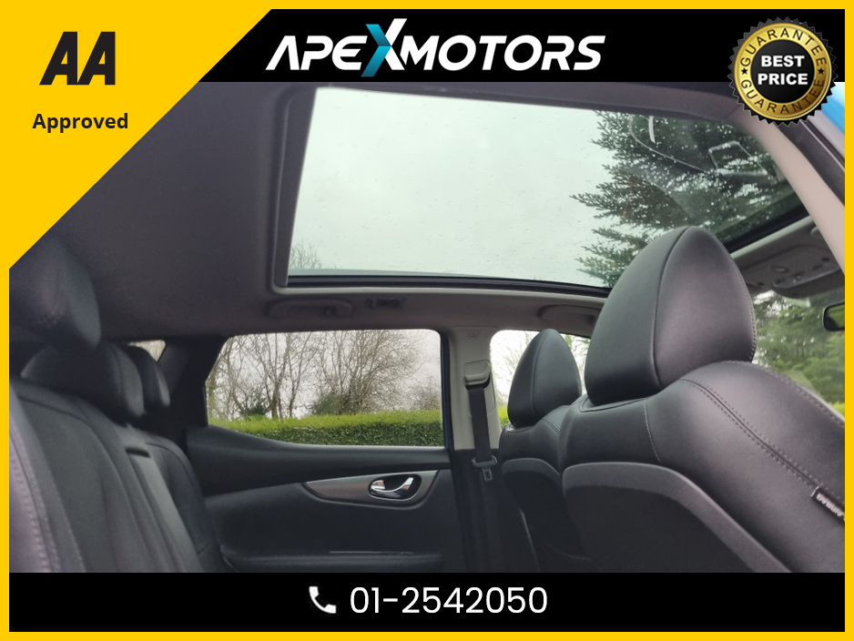 2017 Nissan Qashqai FINANCE ARRANGED * DCI TEKNA * 4X4 130PS * FULL SPEC  * PANORAMIC SUNROOF * NEW NCT JAN-28 * IMMACULATE * 6-STAMPS SERVICE HISTORY * AA APPROVED * 101 SAFETY CHECKLIST * HEATED SEATS * COLOUR REVERSE €15,749