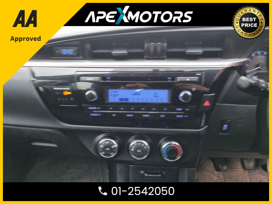 2015 Toyota Corolla 1.4 D-4D 4DR * NCT MAY-26 * LOW TAX MAY-26 * IMMACULATE * STAMPED SERVICE HISTORY * AA APPROVED * 101 SAFETY CHECKLIST * LOW LOW DIESEL MILES * 12-MONTH ROADSIDE ASSIST * VERY CAREFUL OWNER €8,449