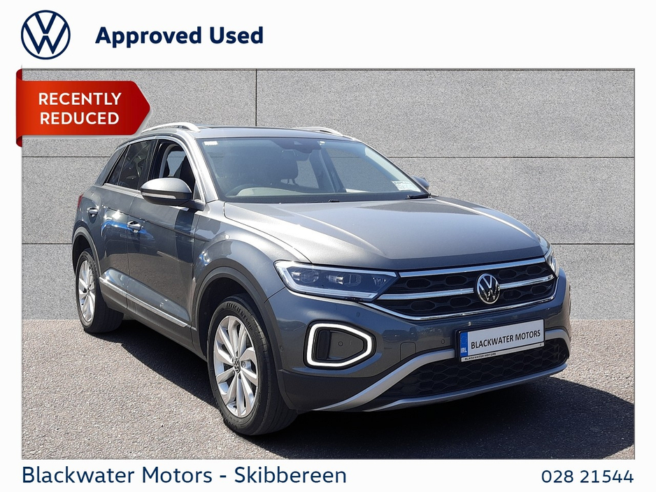 2022 Volkswagen T-Roc 1.5TSI 150BHP STYLE PLUS AUTOMATIC €31,995