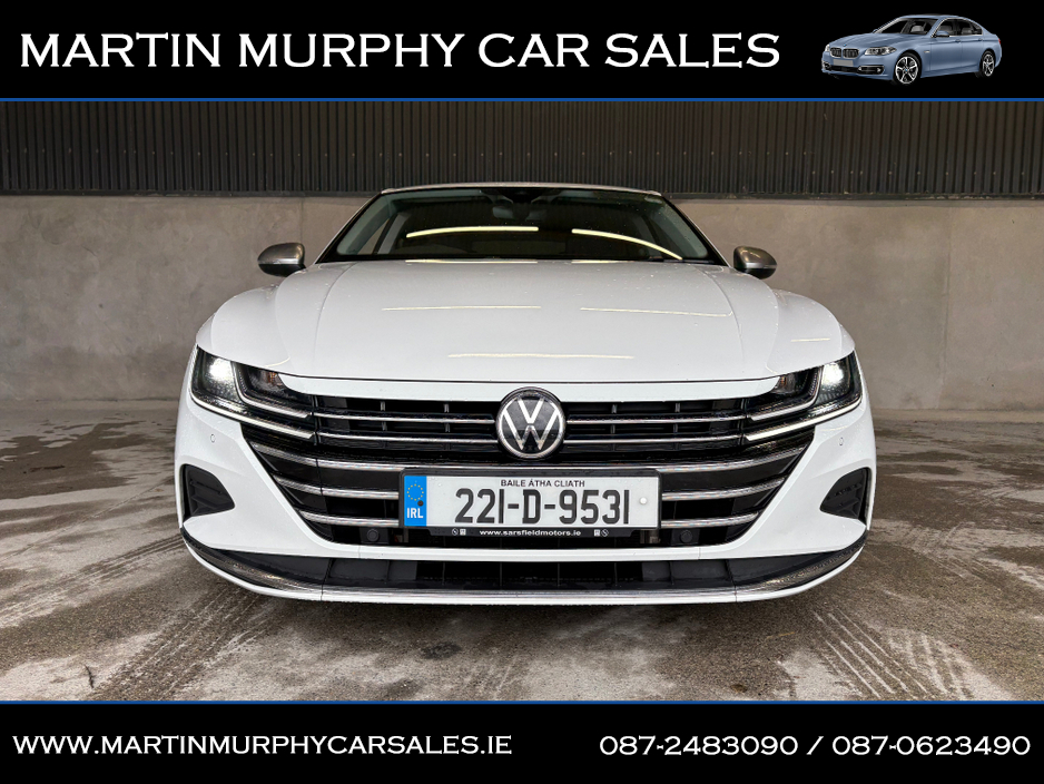 2022 Volkswagen Arteon ELEGANCE 2.0 TDI 150 BHP AUTO €31,950
