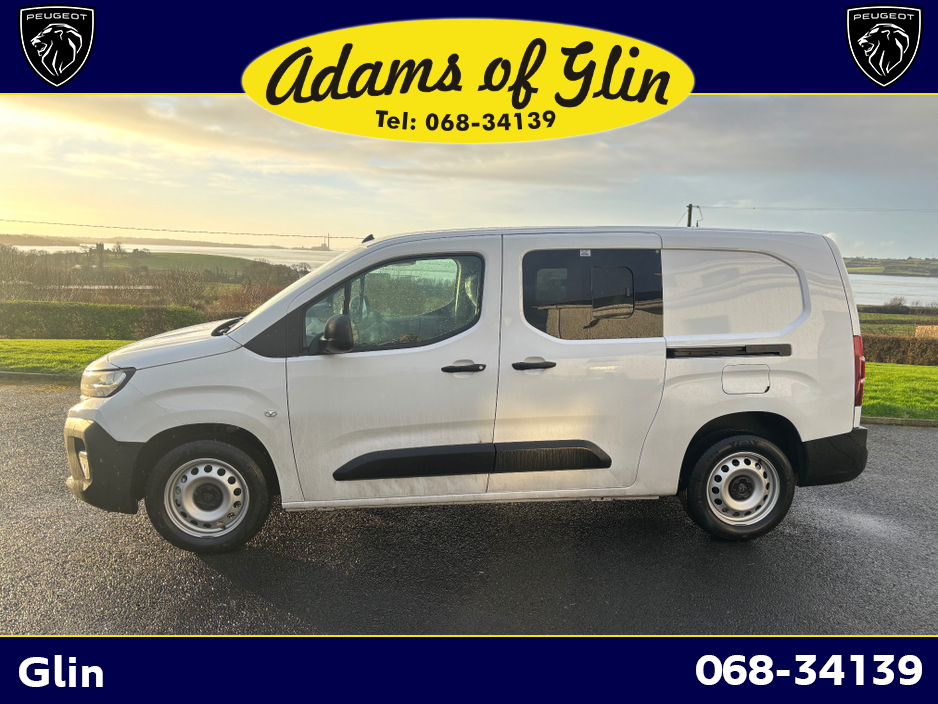 2026 Peugeot Partner Crew-Cab Professional Plus 1.5 Hdi 100bhp €43,000