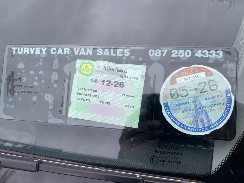 2015 Toyota Yaris 1.0 SOL MC 4DR 5DR €9,950