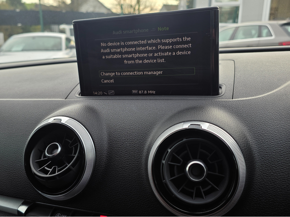 2018 Audi A3 1.4 TFSI AUTO CARPLAY ANDROID AUTO REV CAMERA PARING SENSORS DIGITAL DASH LOW TAX BAND CAR €18,950