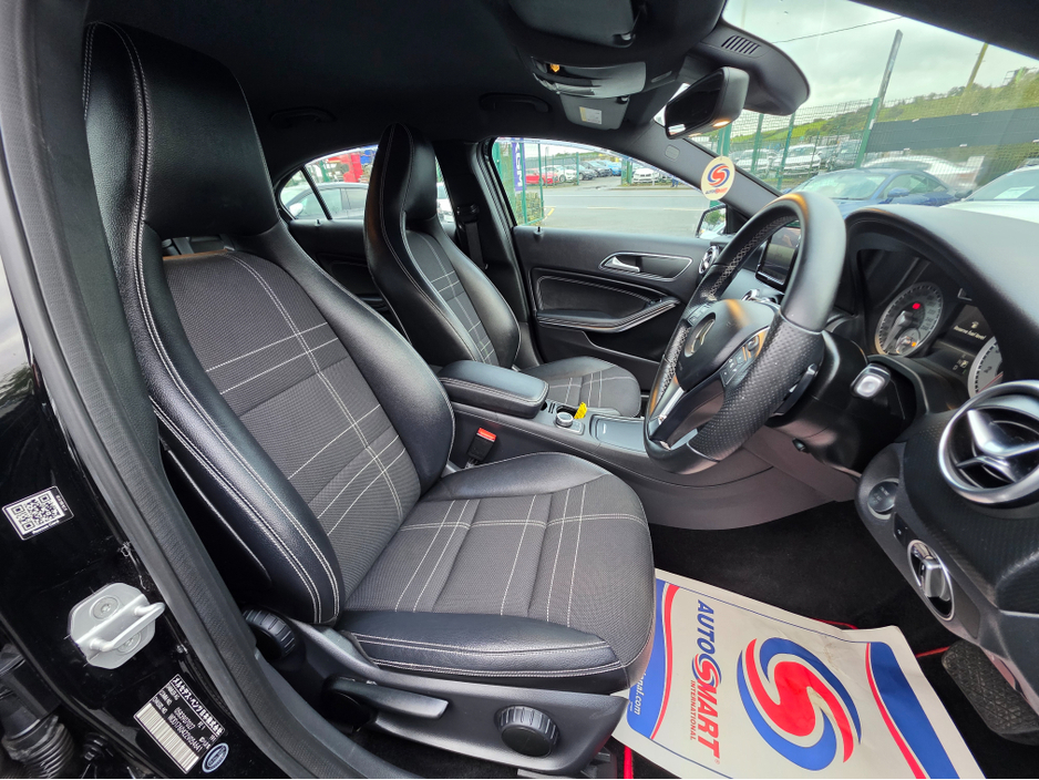 2015 Mercedes-Benz A Class A180 ONLY 38,105 KLMs SAT NAV PACK LEATHER TRIM SEATS INTERIOR HALF LEATHER SEATS / HI SPEC / SYSTEM LOW ROAD TAX BAND / SIMI DEALER €15,750