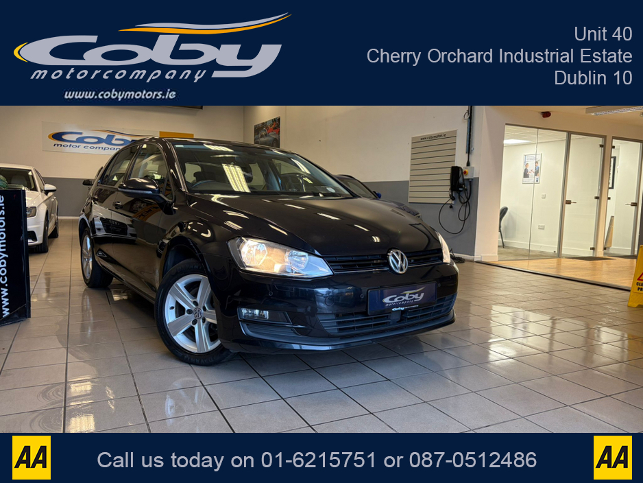 2016 Volkswagen Golf 1.6 TDI MATCH EDITION BLUEMOTION 110PS 5DR. NCT, Alloy Wheels, MFSW, Cruise Control, Heated Seats, Folding Rear Seats, Parking Sensors, Air Conditioning, and more €12,950