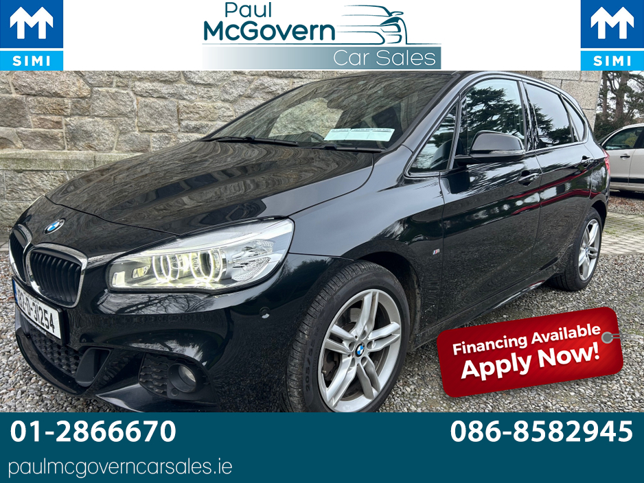 2018 BMW 2 Series LDA-2C20  M SPORT**//**REVERSE CAMERA**//**AUTOMATIC DIESEL**//**HI SPEC**//**METALLIC BLACK**//**WARRANTTY**//**FINANCE ARRANGED**//**PARKING SENSORS**//**FRONT FOGS**//**ALLOYS**//**BLUETOOTH! €16,995