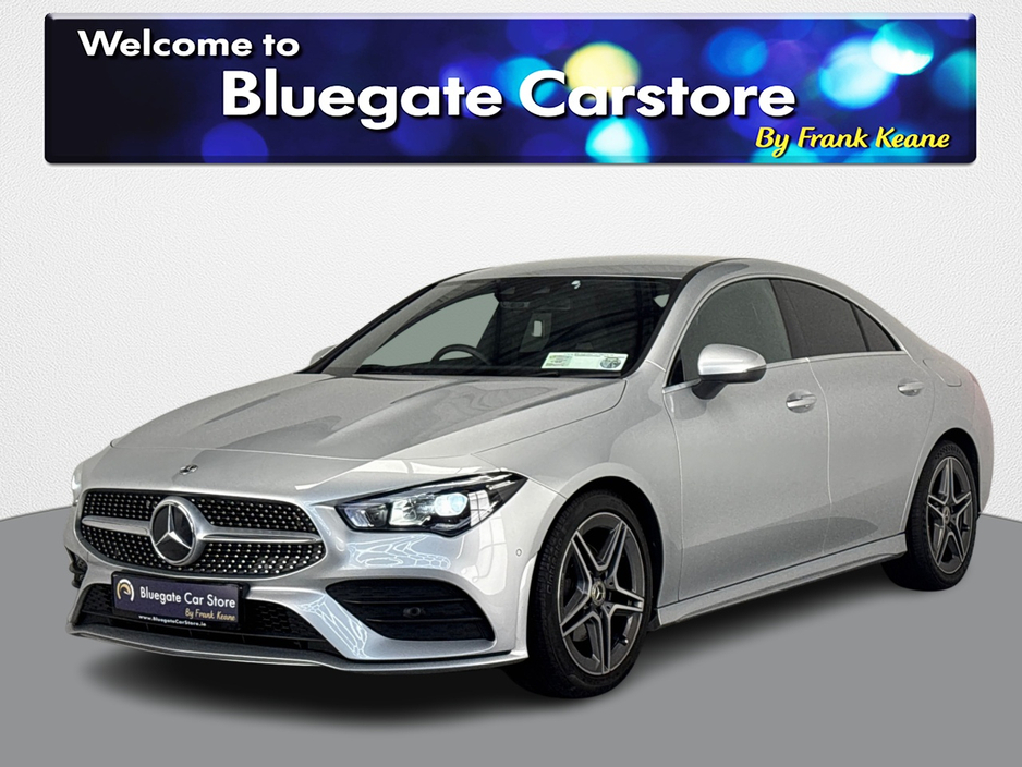 2021 Mercedes-Benz CLA Class 180 AMG LINE PREMIUM**BLACK LEATHER INTERIOR**FRONT HEATED SEATS**AMBIENT LIGHTING**UPGRADED 18"ALLOYS**TOUCH SCREEN MEDIA DISPLAY**REVERSE CAMERA**PARKING SENSORS**APPLE CARPLAY**KEYLESS START** €30,995