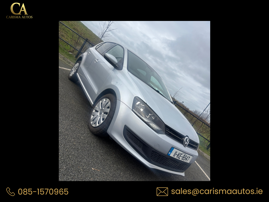 2011 Volkswagen Polo 1.2 DBA 6RCBZ 5DR AUTO €7,950