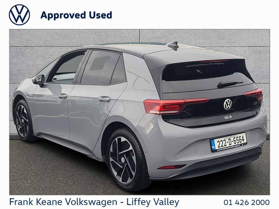 2022 Volkswagen ID.3 58KWH LIFE DX 204HP *REAR VIEW CAMERA* *PRIVACY GLASS* *18" ALLOYS* *HEATED SEATS* *CARPLAY / ANDROID AUTO* *BATTERY CERTIFIED* *PCP FINANCE AVAILABLE* €22,995
