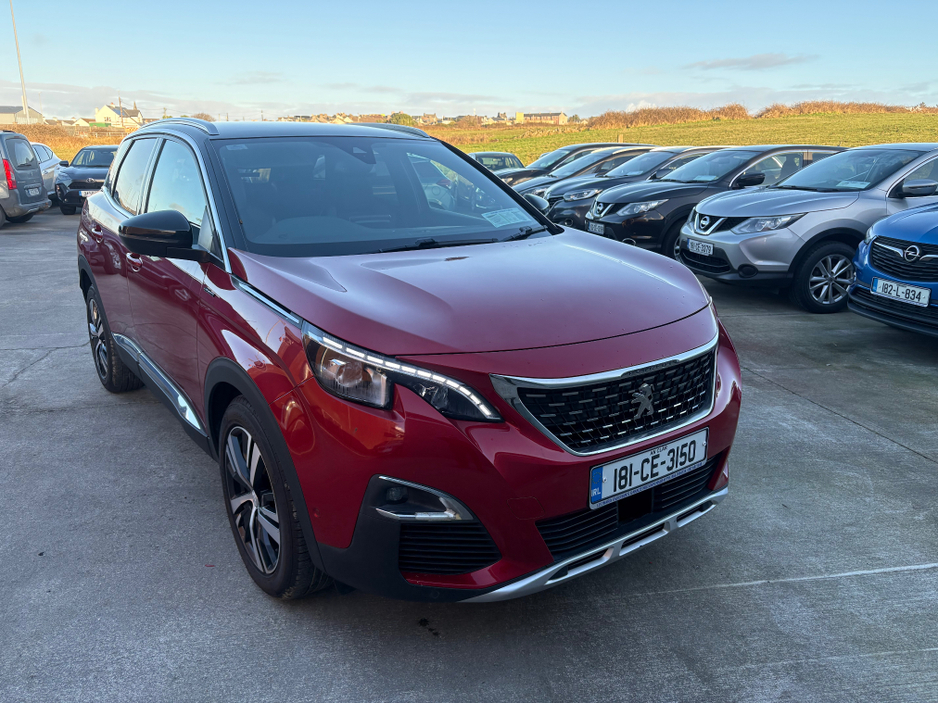 2018 Peugeot 3008 2.0 HDI GT LINE BLUE 150P 150PS 5DR €18,500