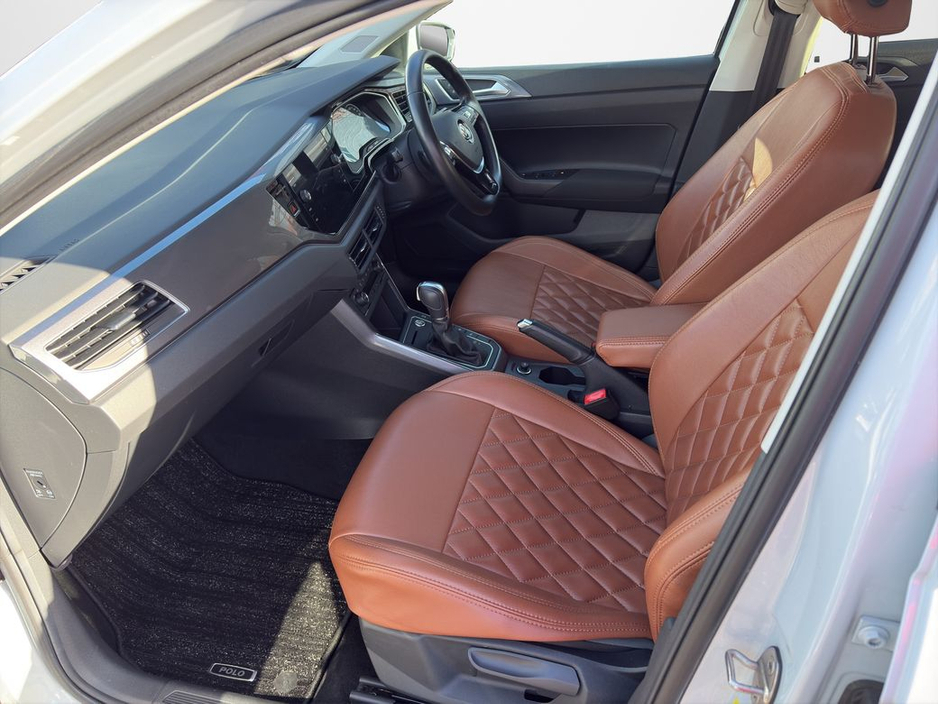 2019 Volkswagen Polo "White on the outside, tan luxury on the inside — this Polo knows how to dress for success" €16,888