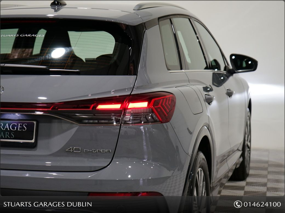 2023 Audi Q4 e-tron *SOLD DEPOSIT TAKEN*“40 – BIGGER BATTERY* Q4 E-TRON SPORT SUV: PEBBLE GREY METALLIC, 19” DIAMOND CUT ALLOYS, CRUISE CONTROL, HEATED SEATS