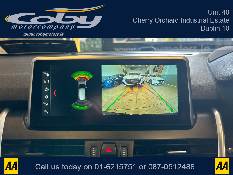 2015 BMW 2 Series Gran Tourer 1.5 Auto 7 Seater . New NCT, 2Keys, Alloy Wheels, Dual Climate Control, Full Electrics, Sat Nav, Parking Sensors, Reverse Camera, Cruise Control, Bluetooth, Full Leather, CD, Lane Departure  and more. €14,950