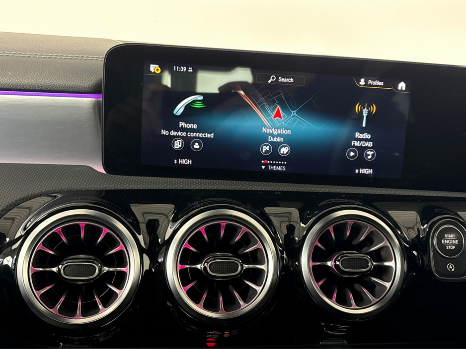 2021 Mercedes-Benz CLA Class 180 AMG LINE PREMIUM**BLACK LEATHER INTERIOR**FRONT HEATED SEATS**AMBIENT LIGHTING**UPGRADED 18"ALLOYS**TOUCH SCREEN MEDIA DISPLAY**REVERSE CAMERA**PARKING SENSORS**APPLE CARPLAY**KEYLESS START** €30,995