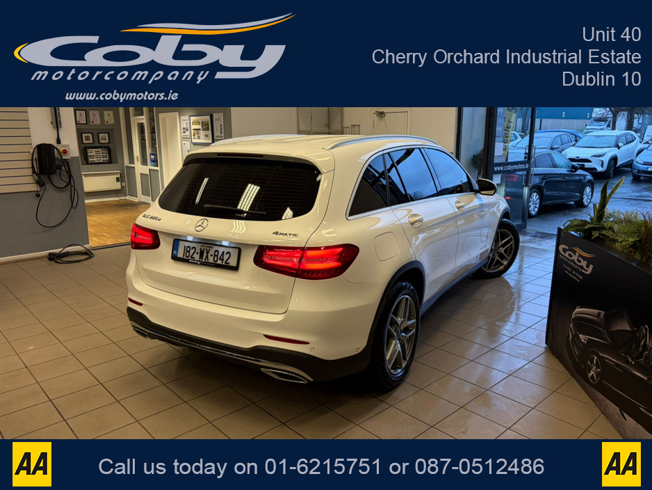 2018 Mercedes-Benz GL Class 220 4matic AMG Line 5DR AUTO. NCT, Alloy Wheels, Full Leather, Full Electrics, Hands Free, 2 Keys, Dual Climate Control, Cruise Control, Reverse Camera, and more. €27,950