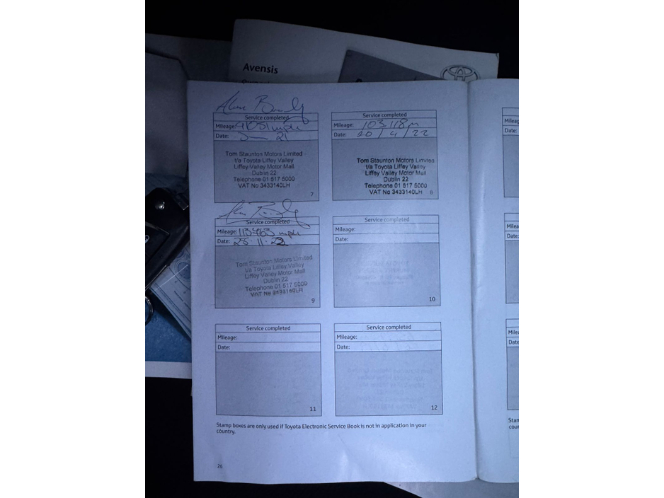 2015 Toyota Avensis 2.0 D-4D ICON ESTATE 5DR OVERMOUNT 126BHP €10,800