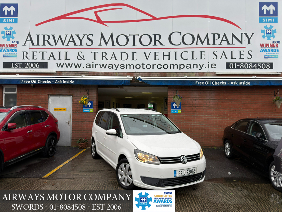 2013 Volkswagen Touran 1.4 TSI DSG - 7 SEATER €7,950