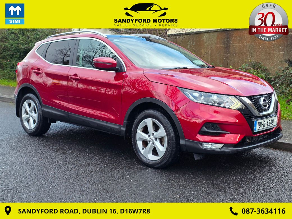 2018 Nissan Qashqai 1.2 SV CVT 18 4DR Auto €18,950