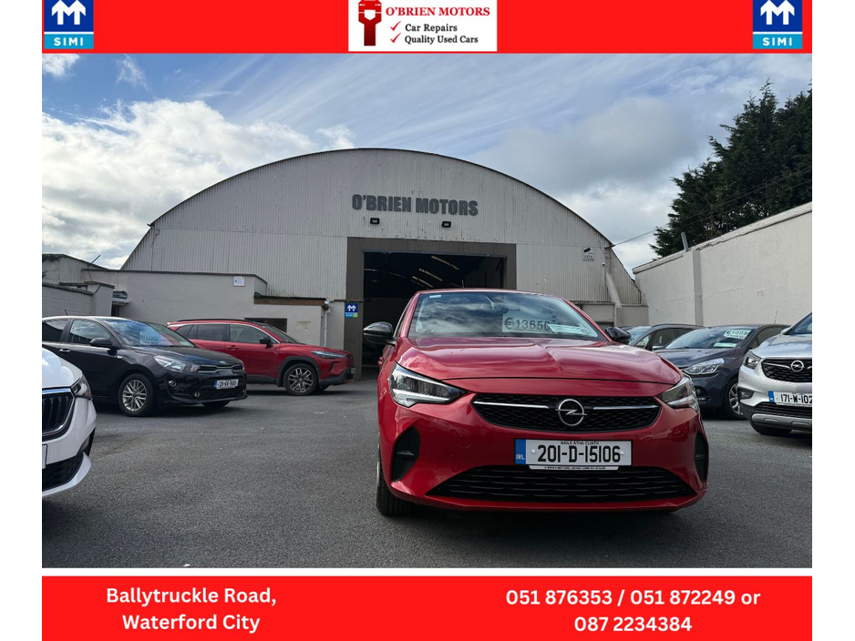 2020 Opel Corsa 0AC48ED1E SC PREMIUM 1.2 1.2I 75P €13,650