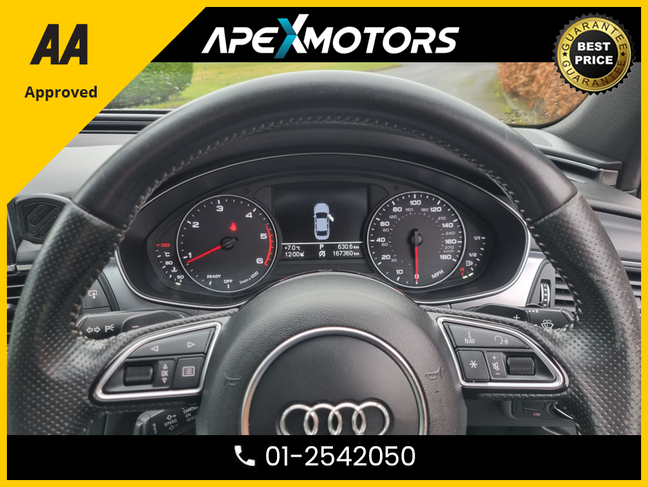 2015 Audi A6 FINANCE ARRANGED * 2.0 TDI S-LINE ULTRA 187BHP 4DR AUTO 190PS * NCT DEC-26 * CREAM LEATHER * IMMACULATE * STAMPED SERVICE HISTORY * AA APPROVED * 101 SAFETY CHECKLIST * AUTOMATIC (DSG) * HEATED SEATS €17,249