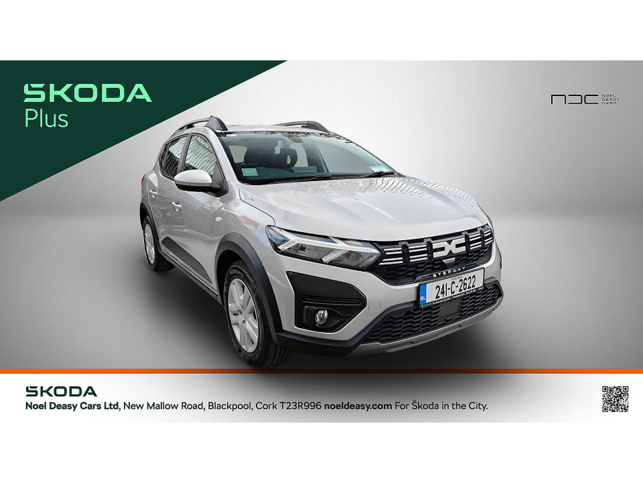 2024 Dacia Sandero Stepway Expression TCE 90 NBI-AS NEW WITH FACTORY WARRANTY-10" SCREEN-A/CY-2027-6 SPEED €18,450