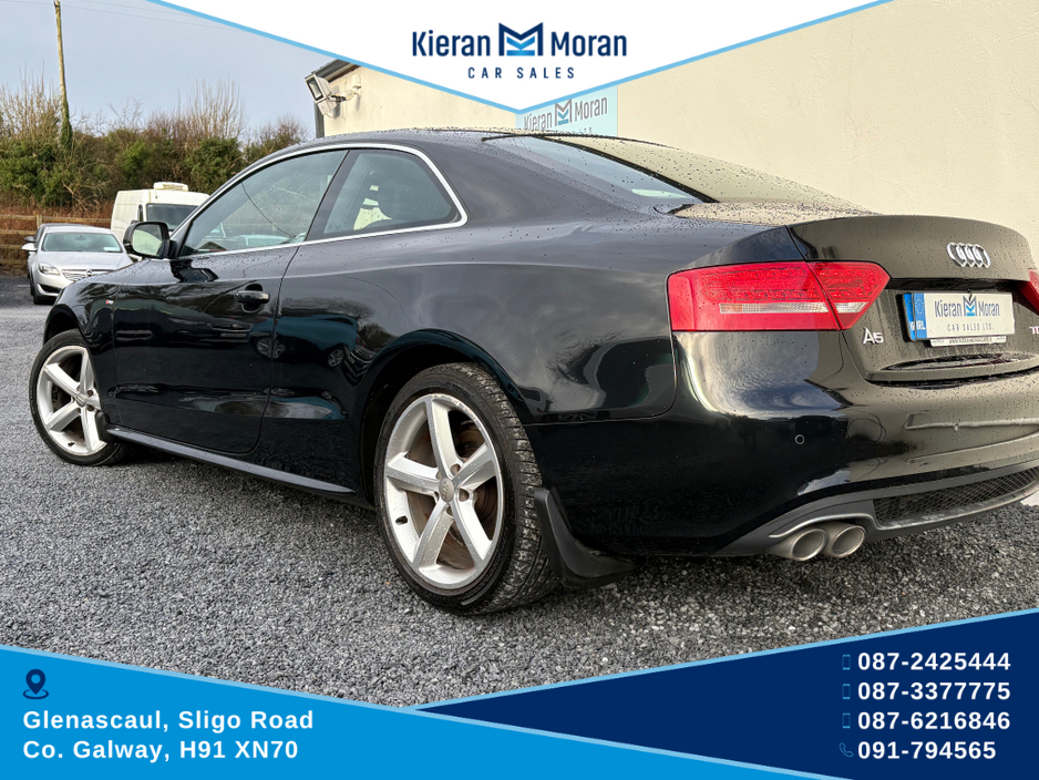 2011 Audi A5 2.0 TDI S LINE 168BHP 3DR 190PS 5DR AUTO €9,950