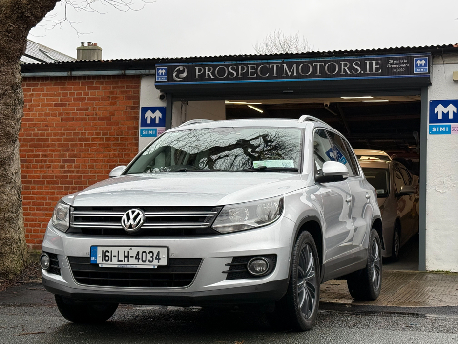 2016 Volkswagen Tiguan 2.0tdi Match, New Nct 01/2028, Service History, Timing Belt Replaced, Bluetooth, Cruise Control, Sat Nav, Parking Sensors, Alloys, A/C, Finance Available, Service & Warranty Included, SIMI Dealer, €14,950