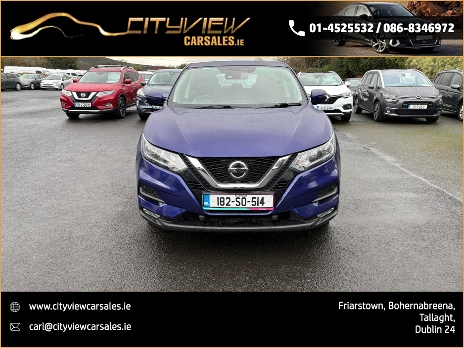 2018 Nissan Qashqai 1.5 DCI ACENTA PREMIUM 115PS 5DR €13,950