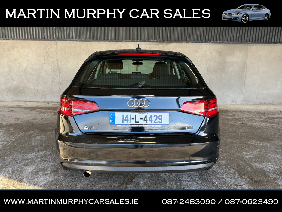 2014 Audi A3 1.6 TDI SE 105 BHP €8,450